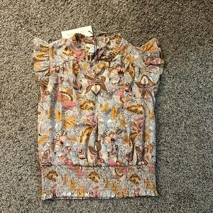 Rachel Zoe cap sleeve top size small. NWT